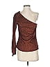 Just Brown 3/4 Sleeve Top Size XS - photo 1