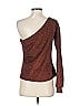 Just Brown 3/4 Sleeve Top Size XS - photo 2