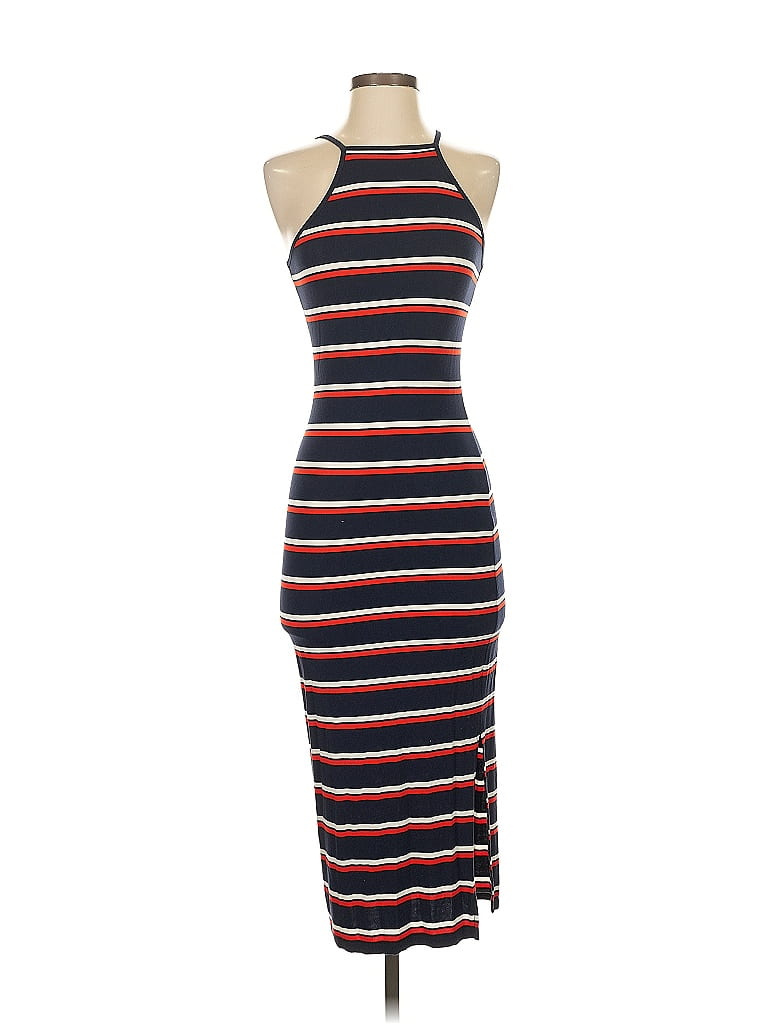 Pre-owned Garage Casual Dress In Blue