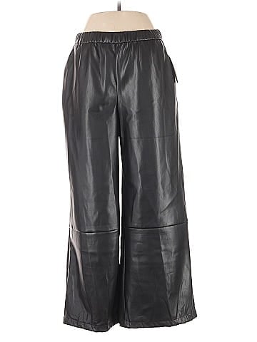 Scoop Faux Leather Pants (view 1)