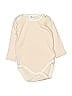 Zara Baby 100% Cotton Ivory Long Sleeve Onesie Size 18-24 mo - photo 1