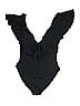 La Blanca Solid Black One Piece Swimsuit Size 6 - photo 1