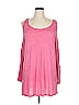 Terra & Sky Pink 3/4 Sleeve T-Shirt Size 0X - photo 1