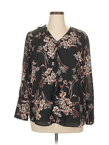 Roz & Ali 3/4 Sleeve Blouse (view 1)