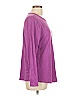 Isaac Mizrahi LIVE! 100% Cotton Purple Long Sleeve T-Shirt Size L - photo 3