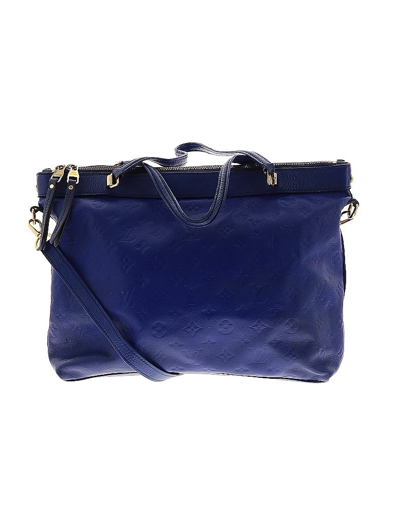 Louis Vuitton Blue 2015 Monogram Empreinte Leather Iris Bastille Bag MM One size - photo 1