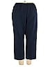 Alfred Dunner 100% Polyester Solid Blue Casual Pants Size 22 - photo 2