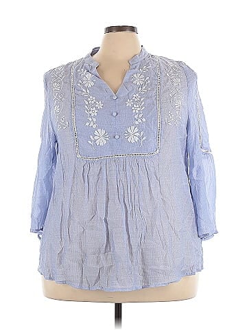 Marc New York Andrew Marc 3/4 Sleeve Blouse (view 1)