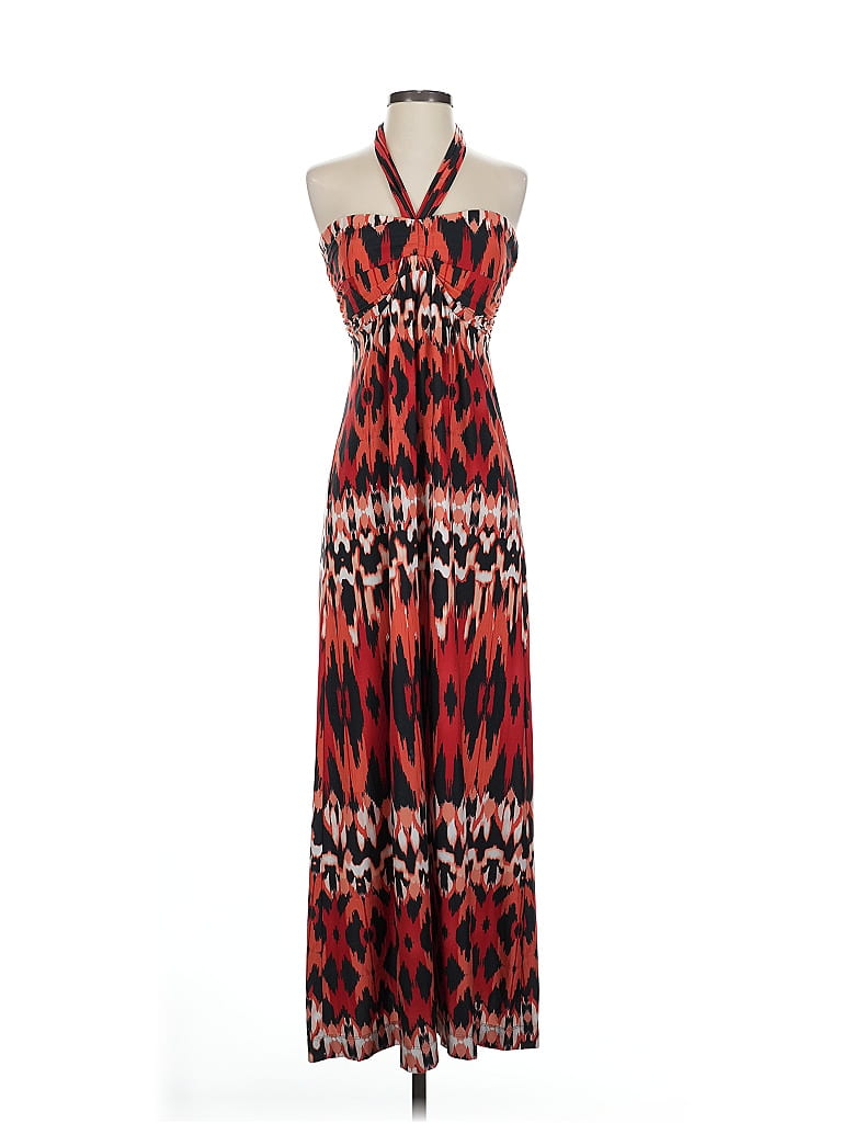 Soma Print Red Casual Dress Size S - photo 1