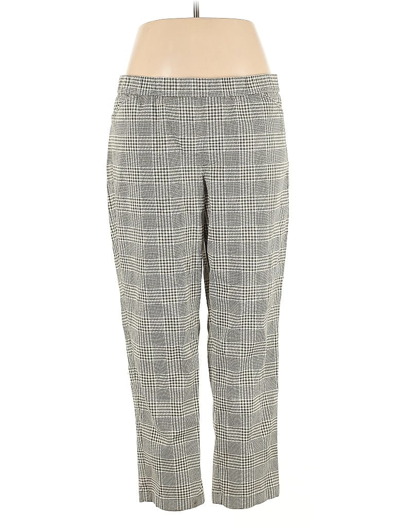 Pre-owned Lands' End Casual Pants In Gray