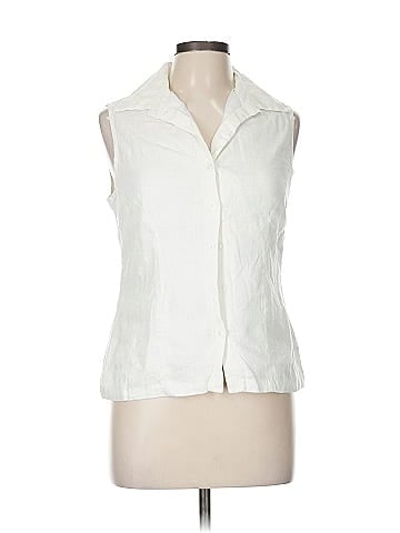 George Sleeveless Button-Down Shirt (view 1)