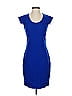 Robert Rodriguez Solid Blue Cocktail Dress Size 2 - photo 1