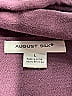 August Silk Purple 3/4 Sleeve Blouse Size L - photo 7