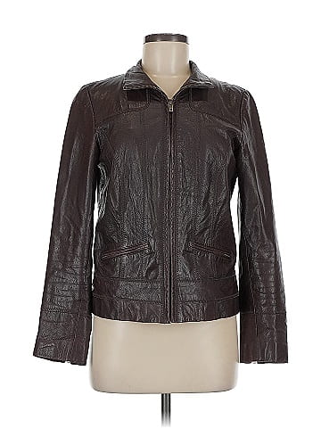 Caslon Leather Jacket (view 1)
