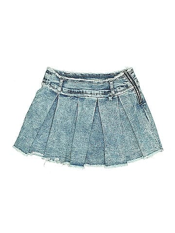 Tractr Denim Skirt (view 1)