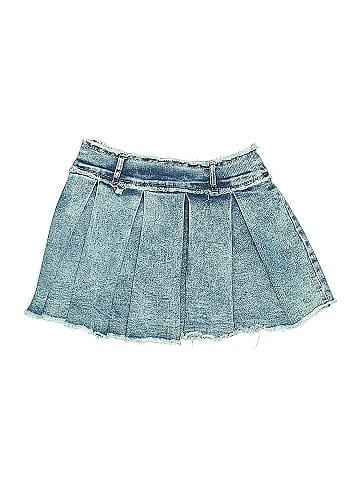 Tractr Denim Skirt (view 2)