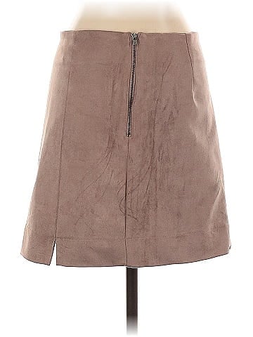 She + Sky Faux Leather Skirt (view 2)