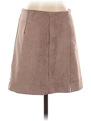 She + Sky Faux Leather Skirt (view 1)