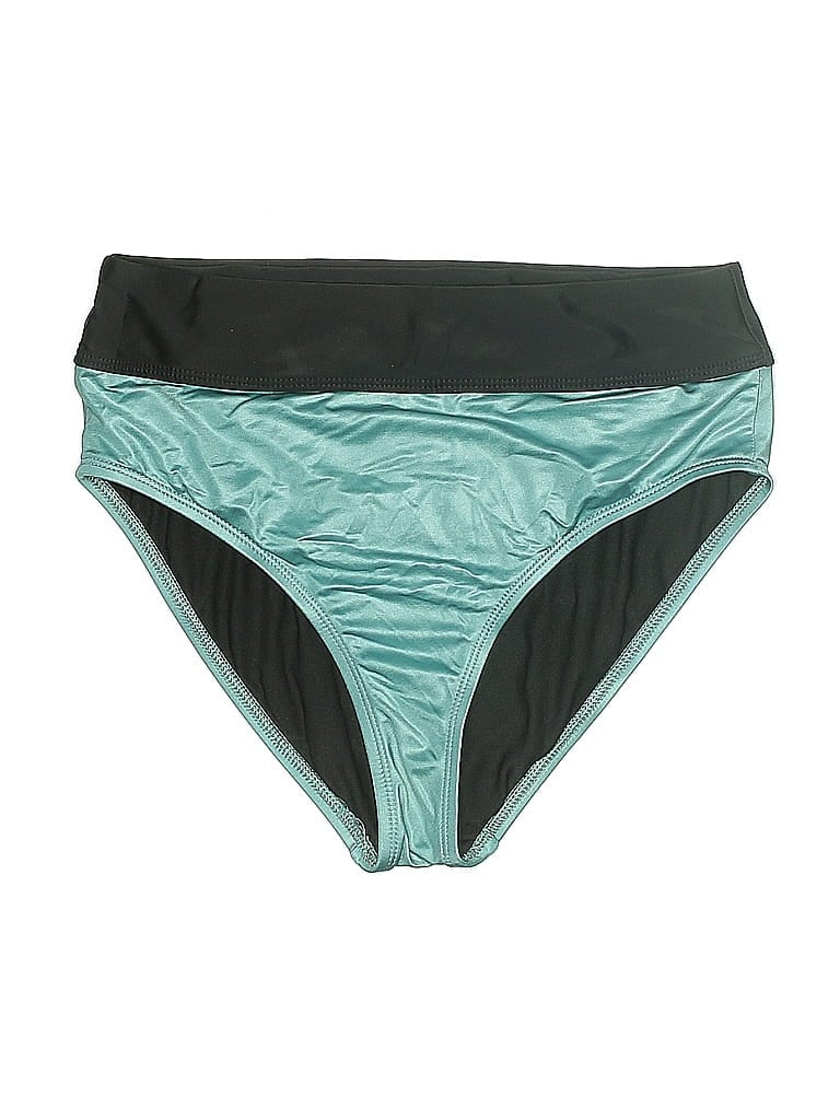 Pre-owned Zella Swimsuit Bottoms In Blue