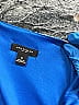 Ann Taylor 100% Polyester Print Blue Cocktail Dress Size 4 - photo 6