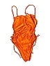 Fe Noel x Target Solid Orange One Piece Swimsuit Size XXS - photo 1