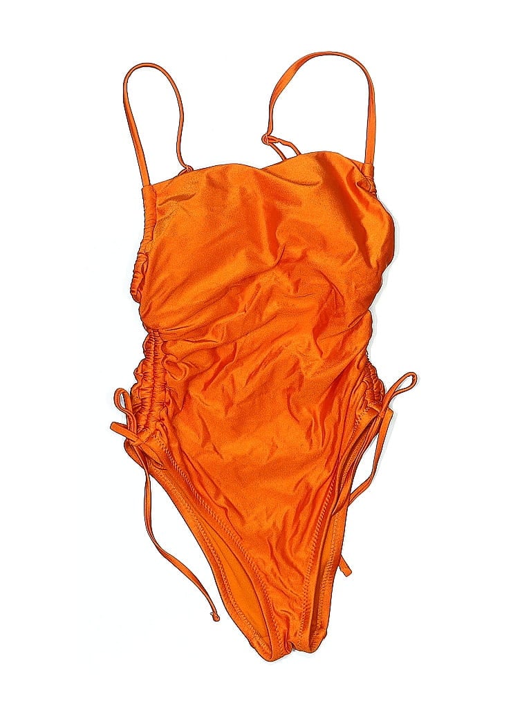 Fe Noel x Target Solid Orange One Piece Swimsuit Size XXS - photo 1