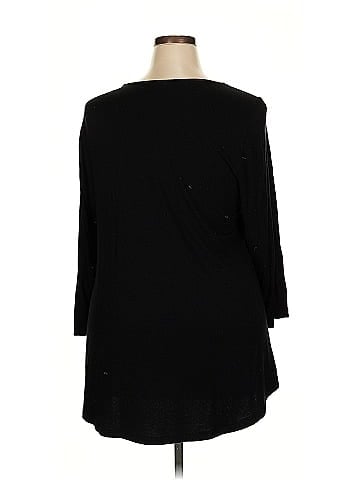 JM Collection 3/4 Sleeve Top (view 2)