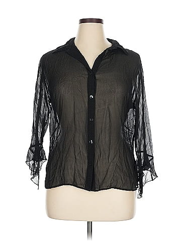 Chico's Design 3/4 Sleeve Silk Top (view 1)