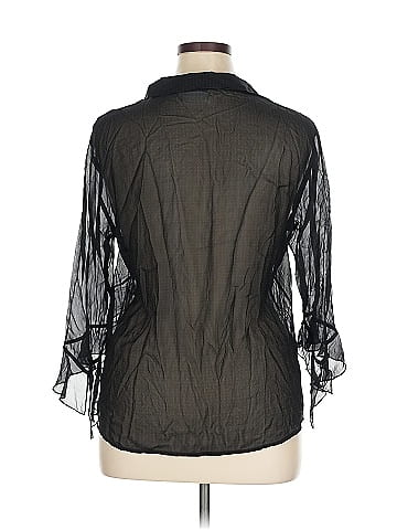 Chico's Design 3/4 Sleeve Silk Top (view 2)