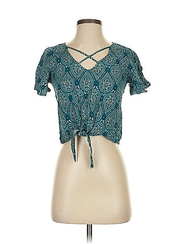Mudd Short Sleeve Blouse (view 1)