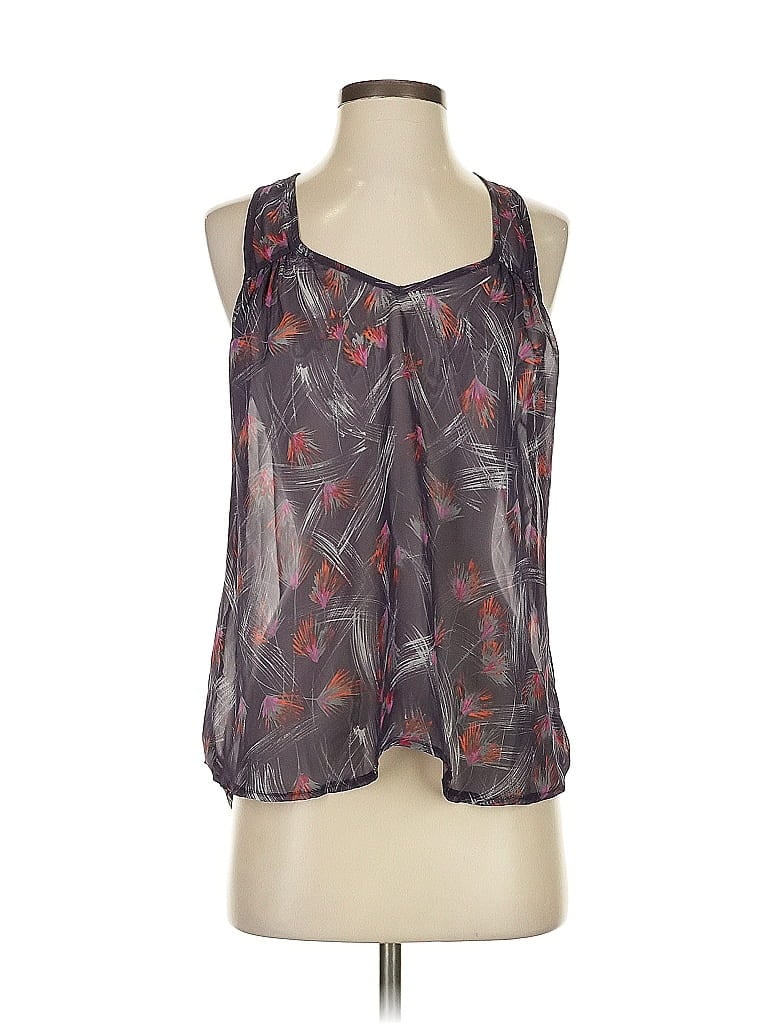 Pre-owned Kirra Sleeveless Blouse In Gray