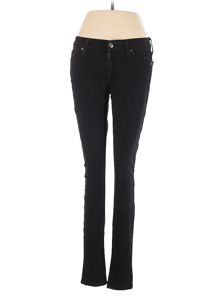 Pre-owned 7 For All Mankind Jeans In Black