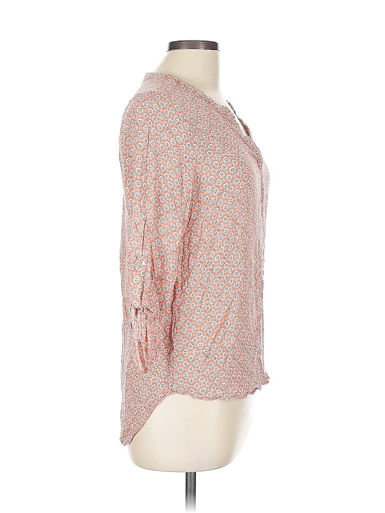 Pre-owned Daniel Rainn 3/4 Sleeve Blouse In Pink