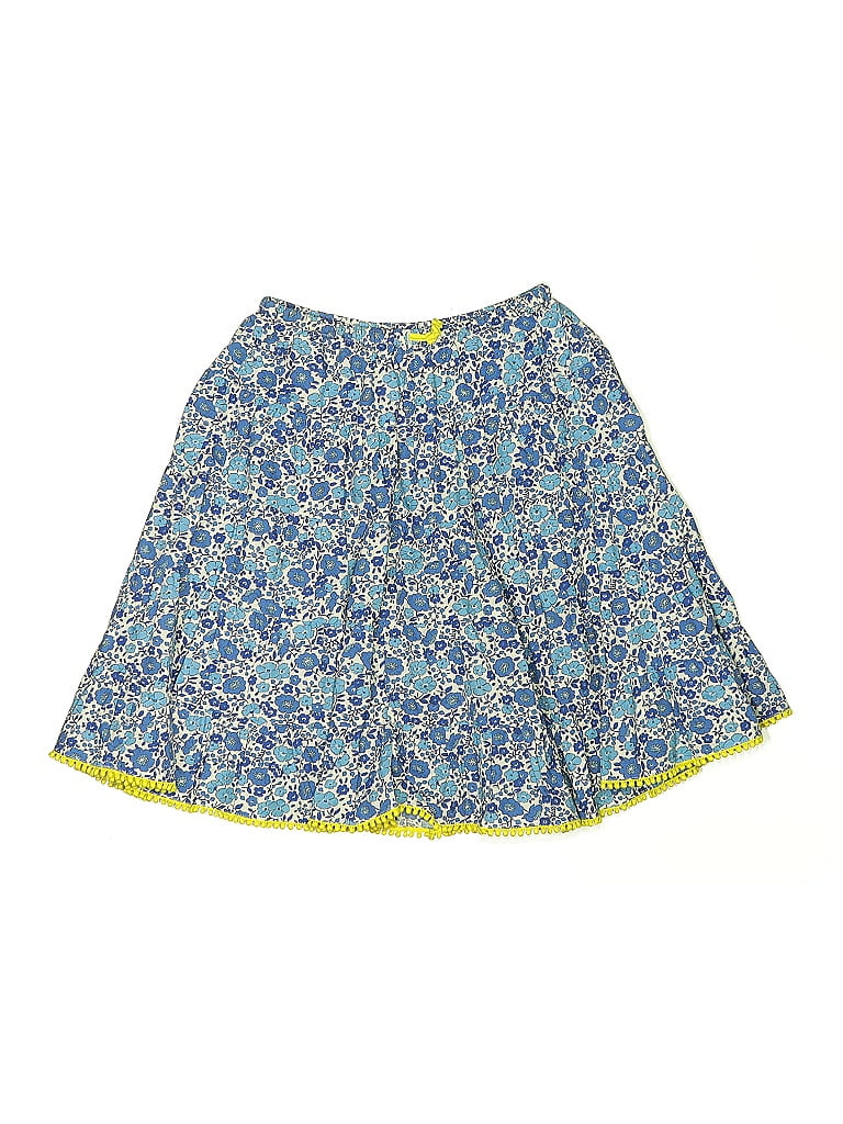 Mini Boden 100% Cotton Paisley Blue Skirt Size 5 - 6 - photo 1