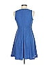 Jennifer Lopez Solid Blue Casual Dress Size 8 - photo 2