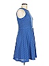 Jennifer Lopez Solid Blue Casual Dress Size 8 - photo 3