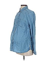 A Pea In The Pod 3/4 Sleeve Button Down Shirt