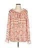 Sundance Red Long Sleeve Blouse Size XL - photo 1