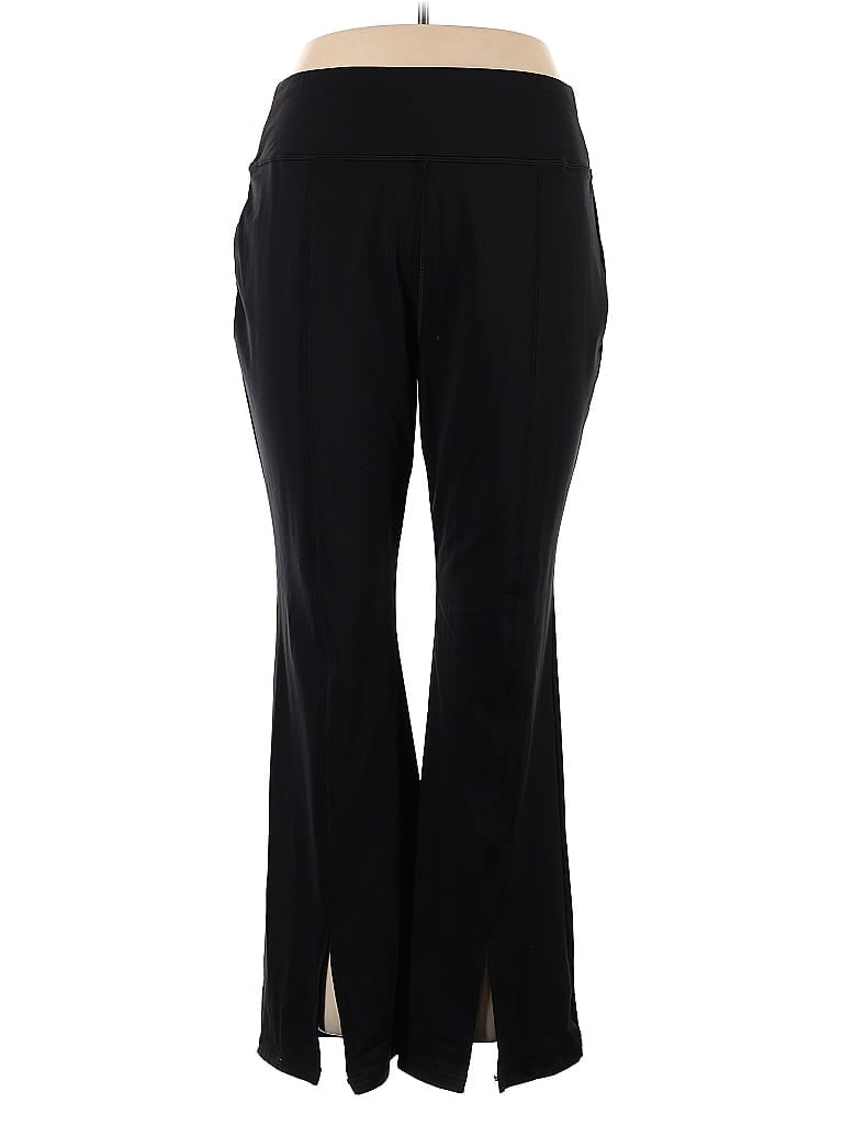 T by Talbots Solid Black Dress Pants Size XL - photo 1