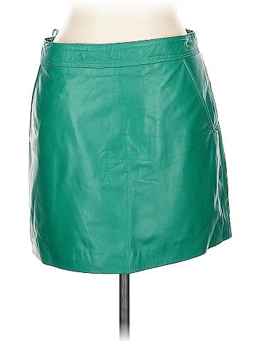 Karen Millen Faux Leather Skirt (view 1)