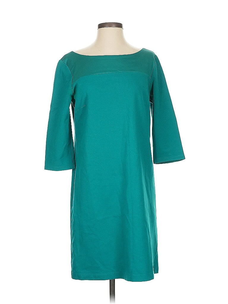 Ann Taylor Solid Teal Casual Dress Size S - photo 1