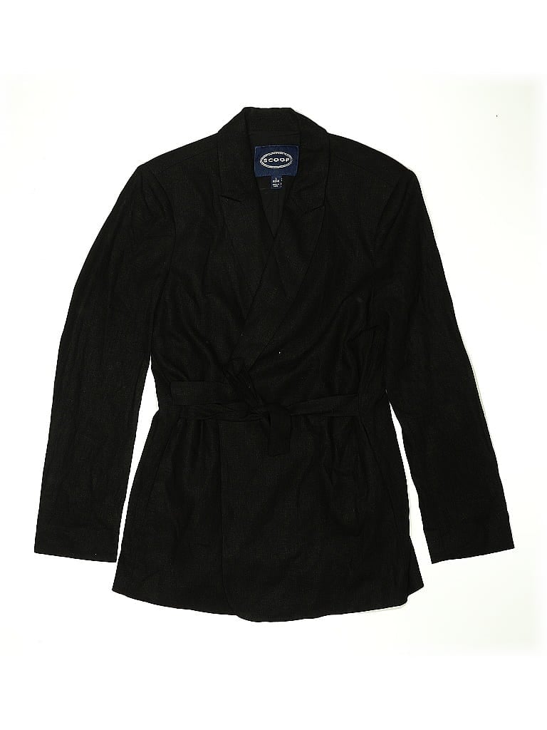 Pre-owned Scoop Kids' Coat In Black