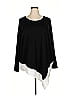 Roaman's Black 3/4 Sleeve T-Shirt Size 2X - photo 1