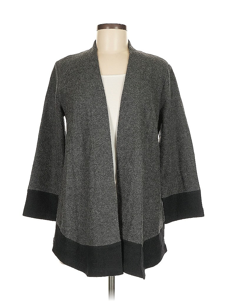 Kasper Gray Cardigan Size M - photo 1