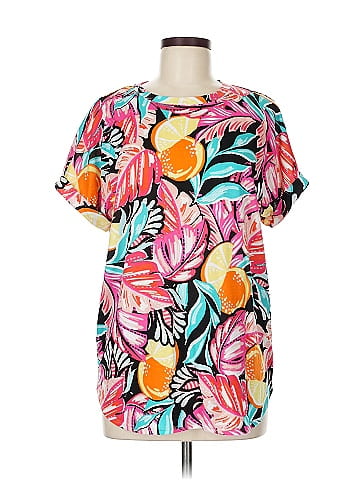 Crown & Ivy Short Sleeve Blouse (view 1)