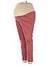Motherhood Burgundy Jeggings Size L - photo 1