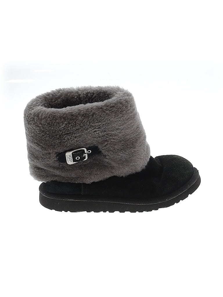 Ugg Australia Black Gray Ankle Boots Size 5 - photo 1