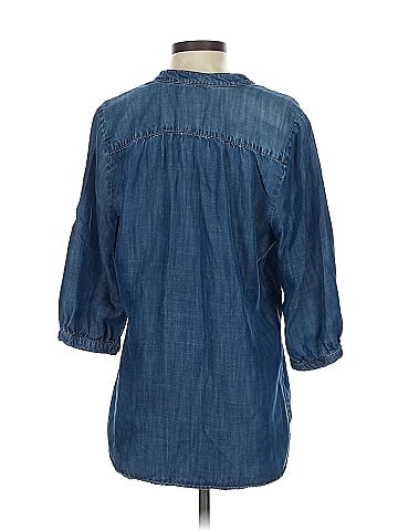 Elevenses 3/4 Sleeve Button-Down Shirt (view 2)