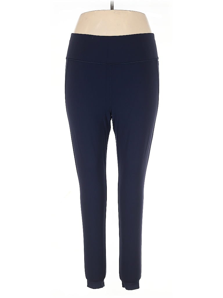 Pre-owned Reebok Active Pants In Blue