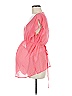 Motherhood 100% Polyester Pink Short Sleeve Blouse Size M - photo 4